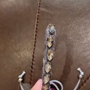 Deepa braided rhinestone bracelet
